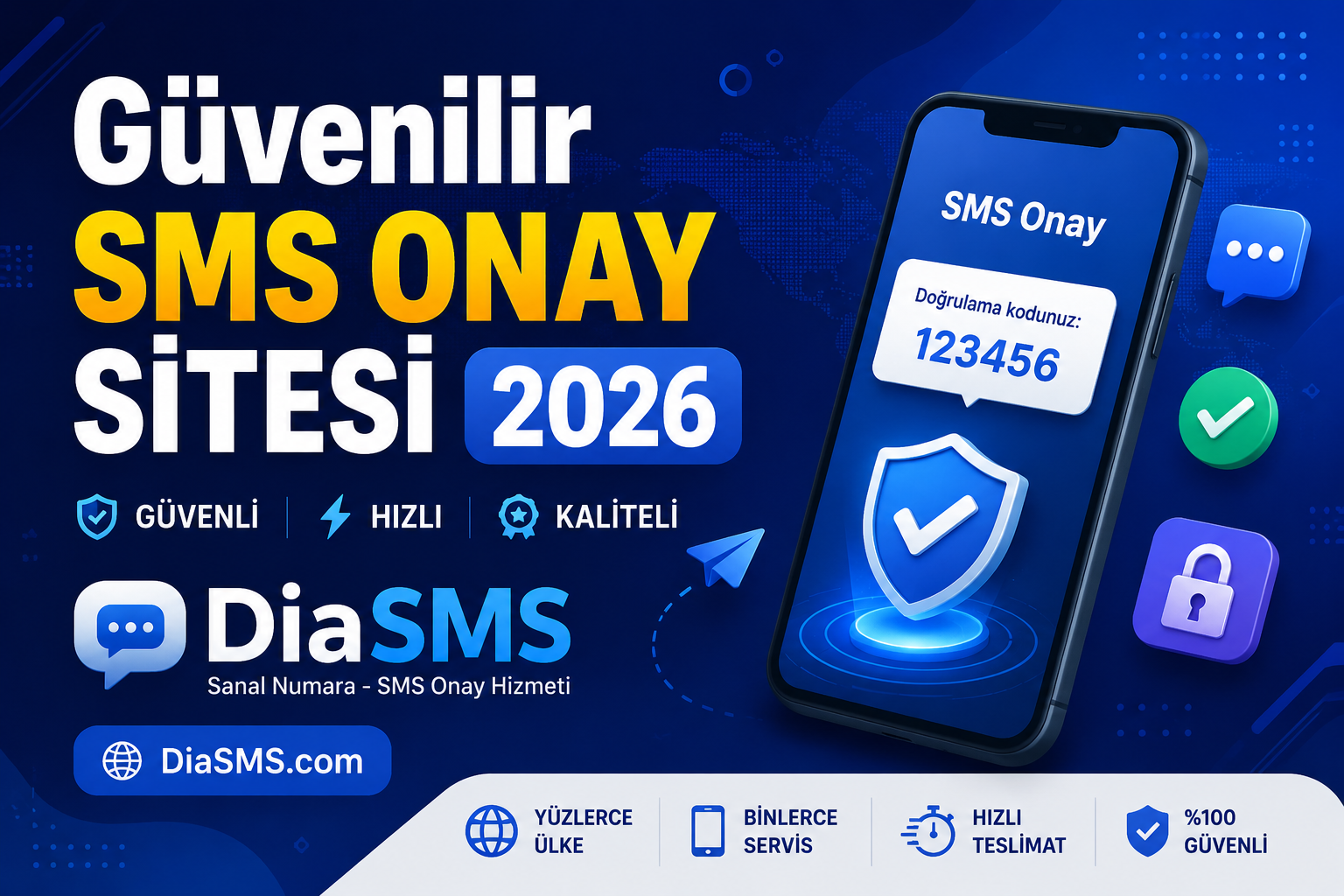 Güvenilir SMS Onay Sitesi 2026 - DiaSMS